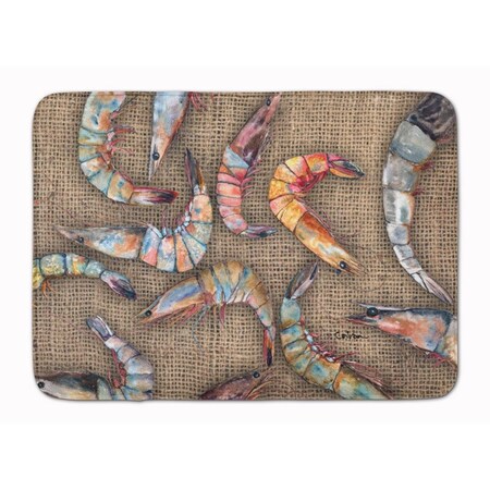Carolines Treasures Shrimp Machine Washable Memory Foam Mat 8738RUG